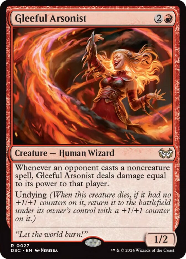 Gleeful Arsonist [Duskmourn: House of Horror Commander]