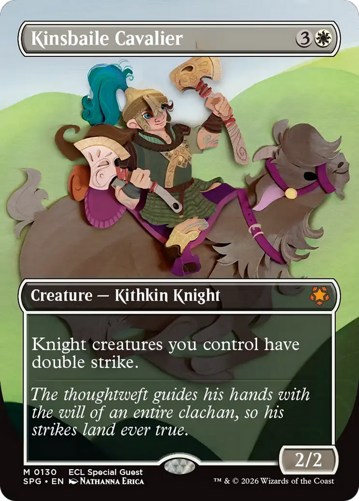 Kinsbaile Cavalier (Borderless) [Lorwyn Eclipsed Special Guests]
