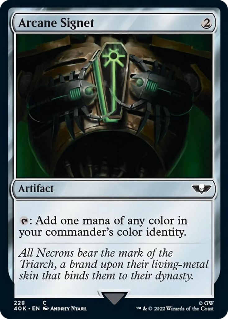 Arcane Signet (228) (Surge Foil) [Warhammer 40,000]
