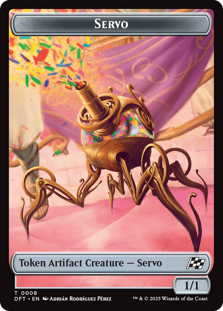 Beast (0010) // Servo Double-Sided Token [Aetherdrift Commander Tokens]