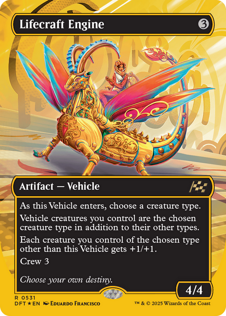 Lifecraft Engine (Borderless) (First-Place Foil) [Aetherdrift]