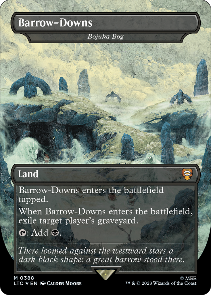 Barrow-Downs - Bojuka Bog (Surge Foil Realms and Relics) [The Lord of the Rings: Tales of Middle-Earth Commander]