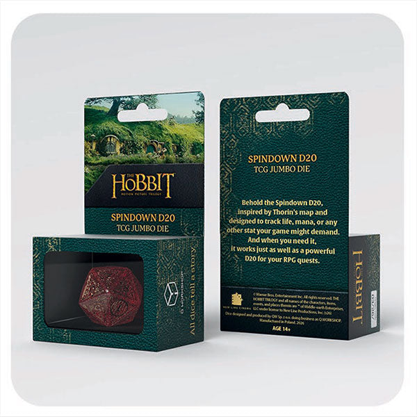 The Hobbit TCG: Ember - Jumbo D20 Spindown Dice