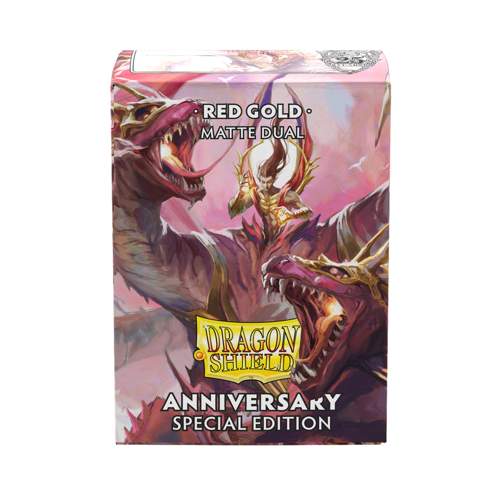 Dragon Shield: Standard 100ct Pomegranate & Gold