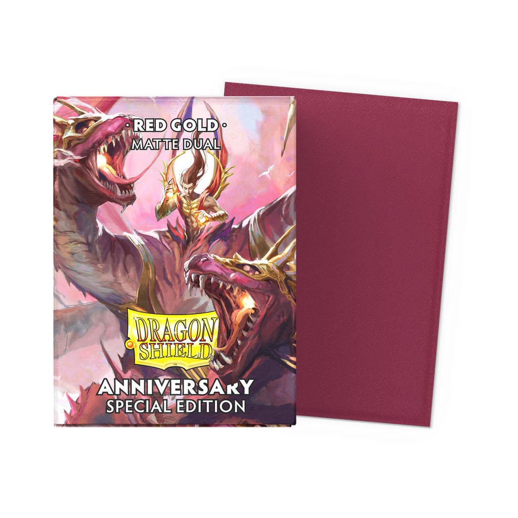 Dragon Shield: Standard 100ct Pomegranate & Gold