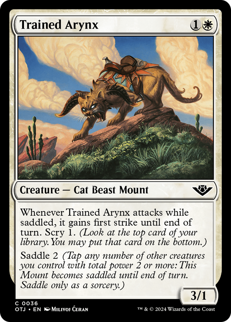 Trained Arynx [Outlaws of Thunder Junction]