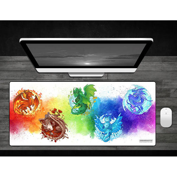 Playmat: Deskmat- Elemental Dragons
