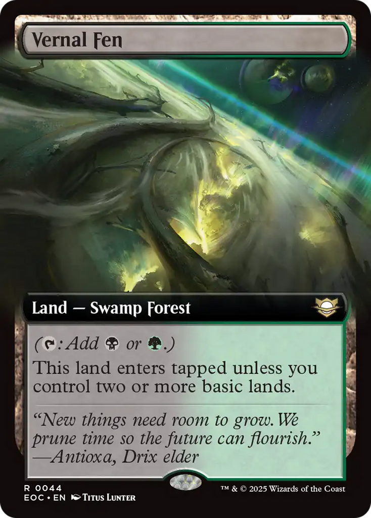 Vernal Fen (Extended Art) [Edge of Eternities Commander]