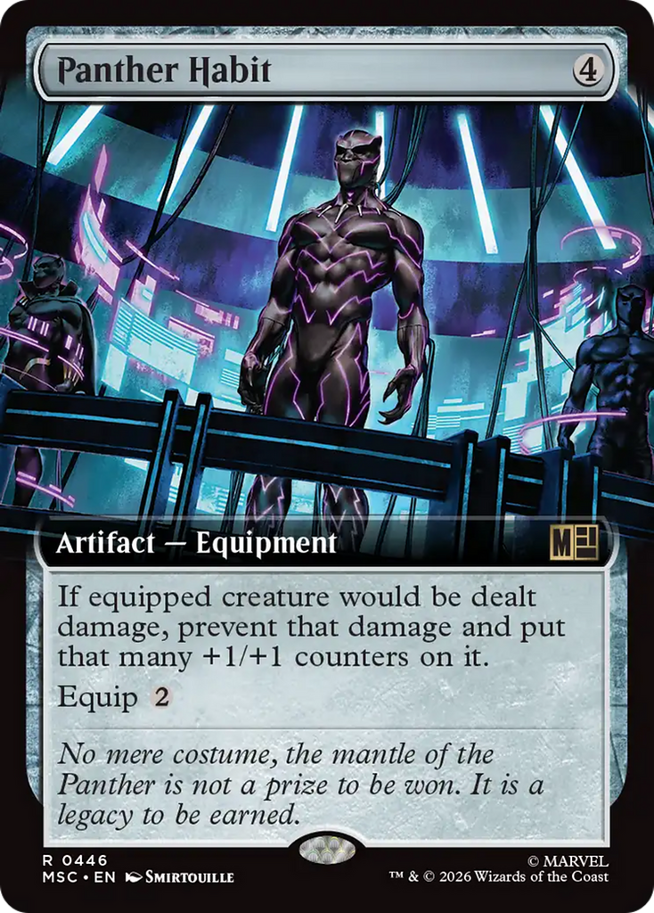 Panther Habit (Extended Art) [Marvel Super Heroes Commander]