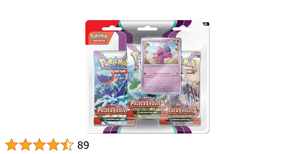 Pokemon Paldea Evolved 3-Pack Blister
