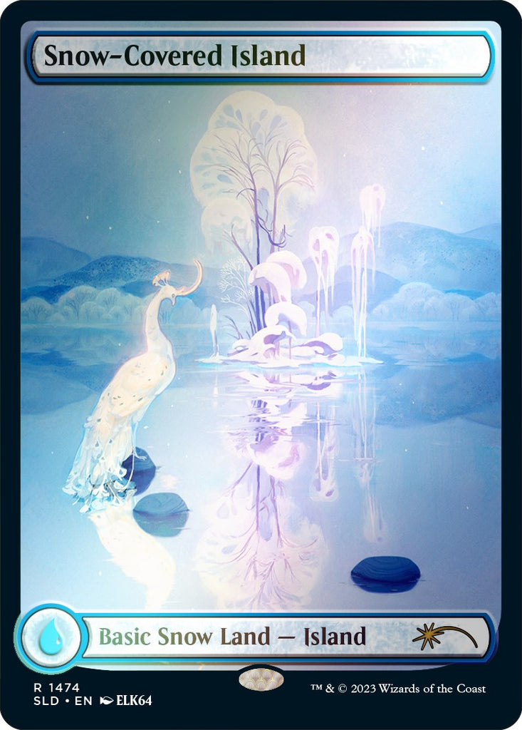 Snow-Covered Island (1474) (Rainbow Foil) [Secret Lair Drop Series]