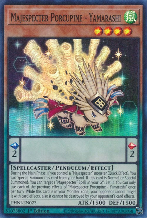 Majespecter Porcupine - Yamarashi [PHNI-EN023] Super Rare