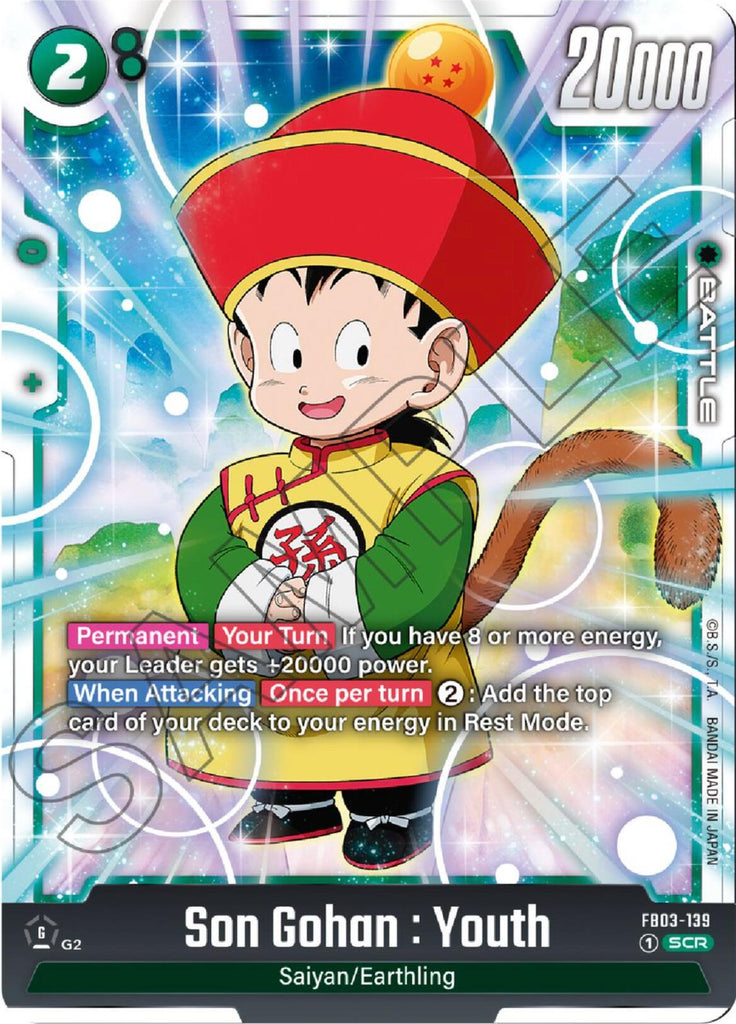 Son Gohan : Youth FB03-139 [Raging Roar]