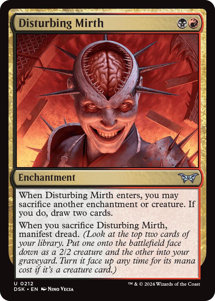 manifest dread mtg cards Disturbing Mirth [Duskmourn: House of Horror] – FIVE6 Gaming