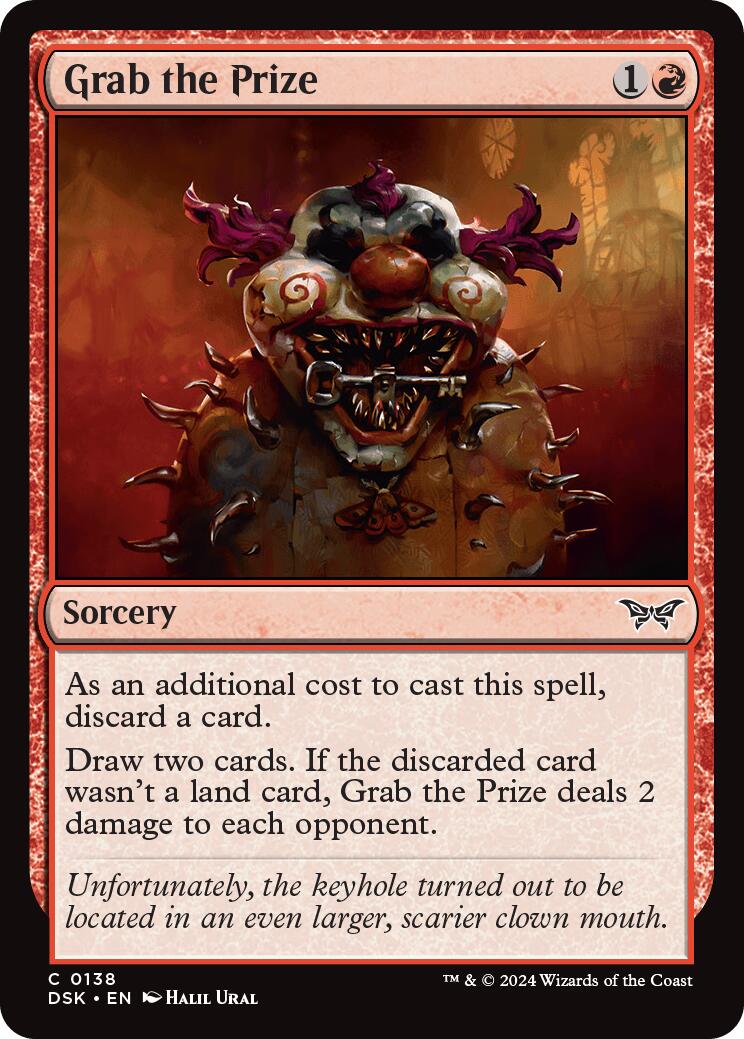MtG Duskmourn: House of Horror Common Grab the Prize #138