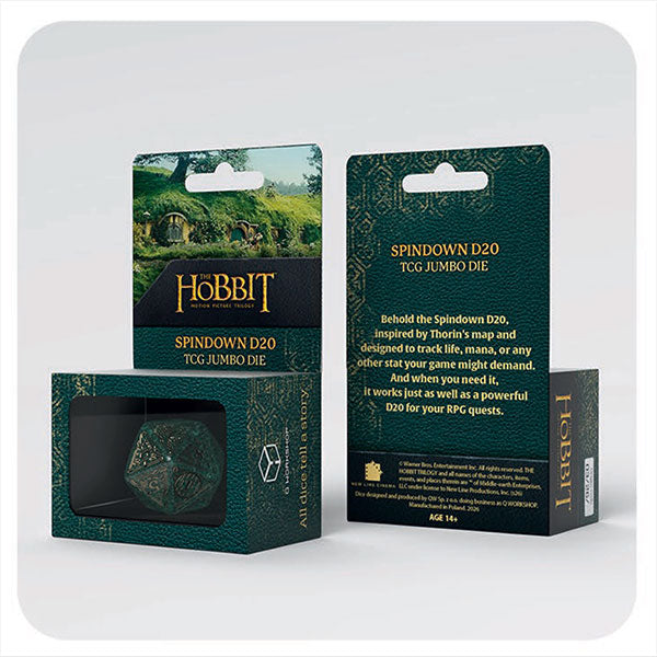 The Hobbit TCG: Verdant - Jumbo D20 Spindown Dice