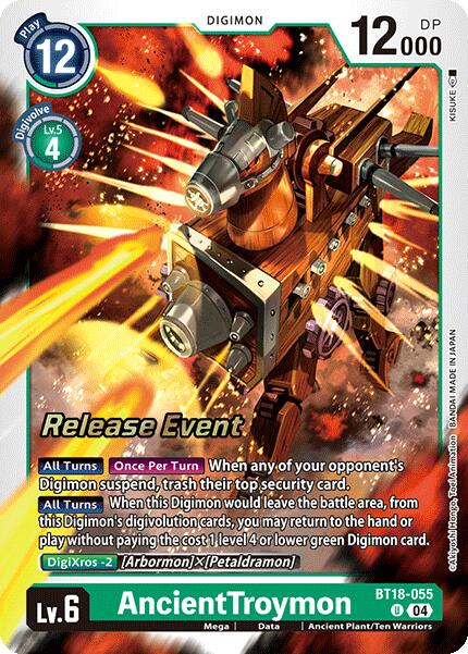 AncientTroymon [BT18-055] [Release Special Booster Ver.2.0 Pre-Release Cards]