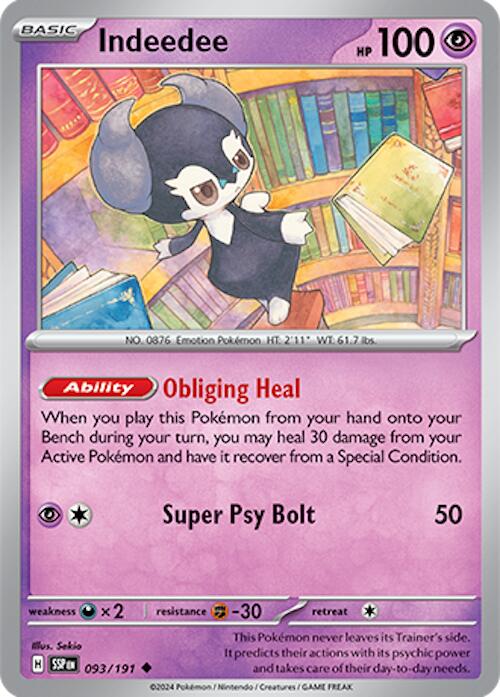 Indeedee (093/191) [Scarlet & Violet: Surging Sparks] – FIVE6 Gaming
