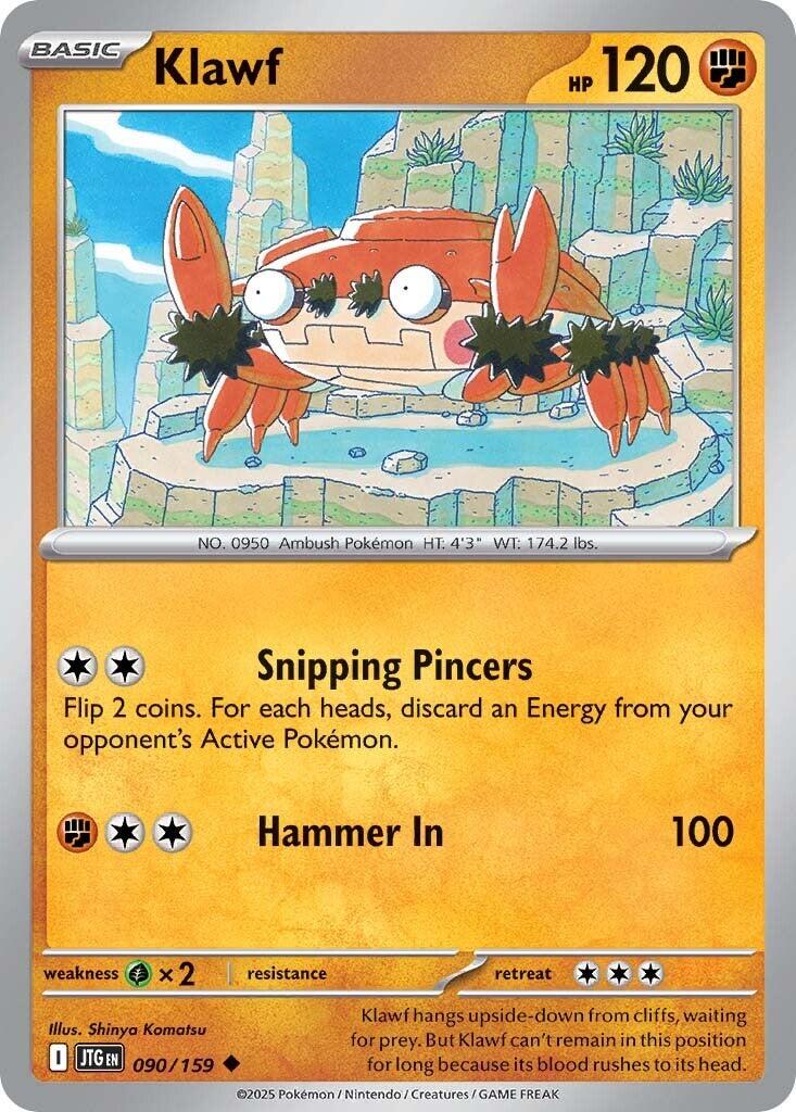 klawf full art pokemon card Klawf (217)| Pokemon Card