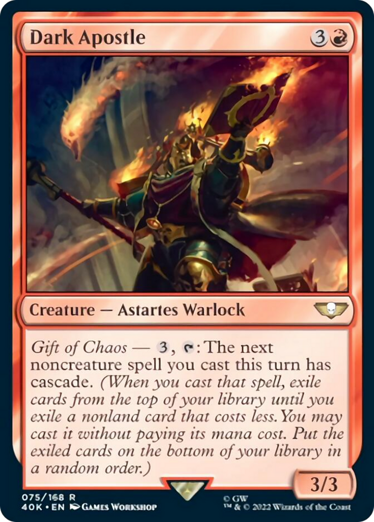Dark Apostle (Surge Foil) [Warhammer 40,000]