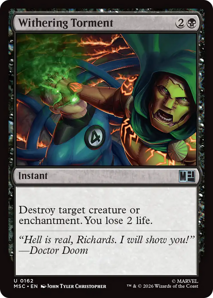 Withering Torment (Surge Foil) [Marvel Super Heroes Commander]