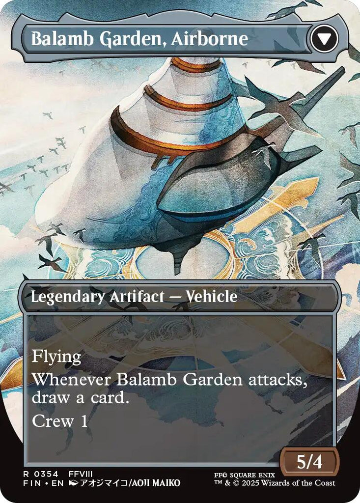 Balamb Garden, SeeD Academy // Balamb Garden, Airborne (Borderless) [FINAL FANTASY]