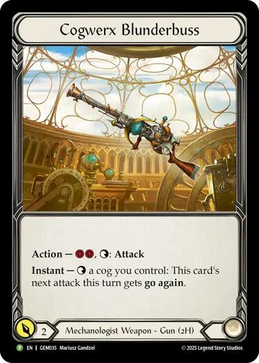 Cogwerx Blunderbuss [GEM035] (GEM Pack 2)  Cold Foil