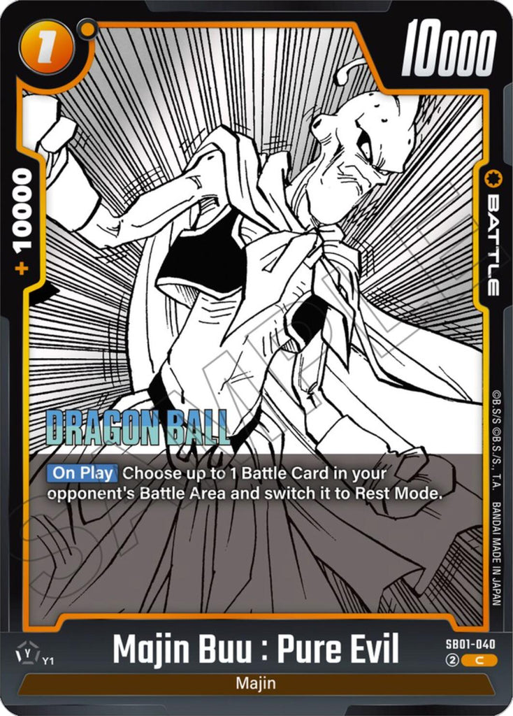 Majin Buu : Pure Evil [Manga Booster 01]