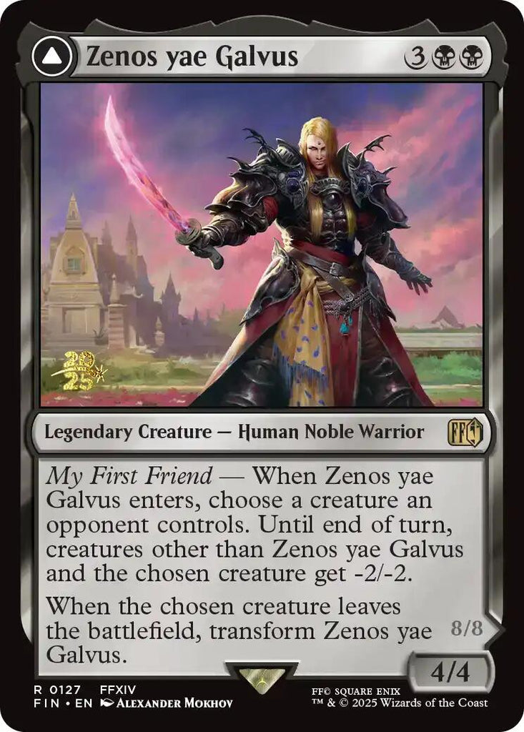 Zenos yae Galvus // Shinryu, Transcendent Rival [FINAL FANTASY Prerelease Promo]