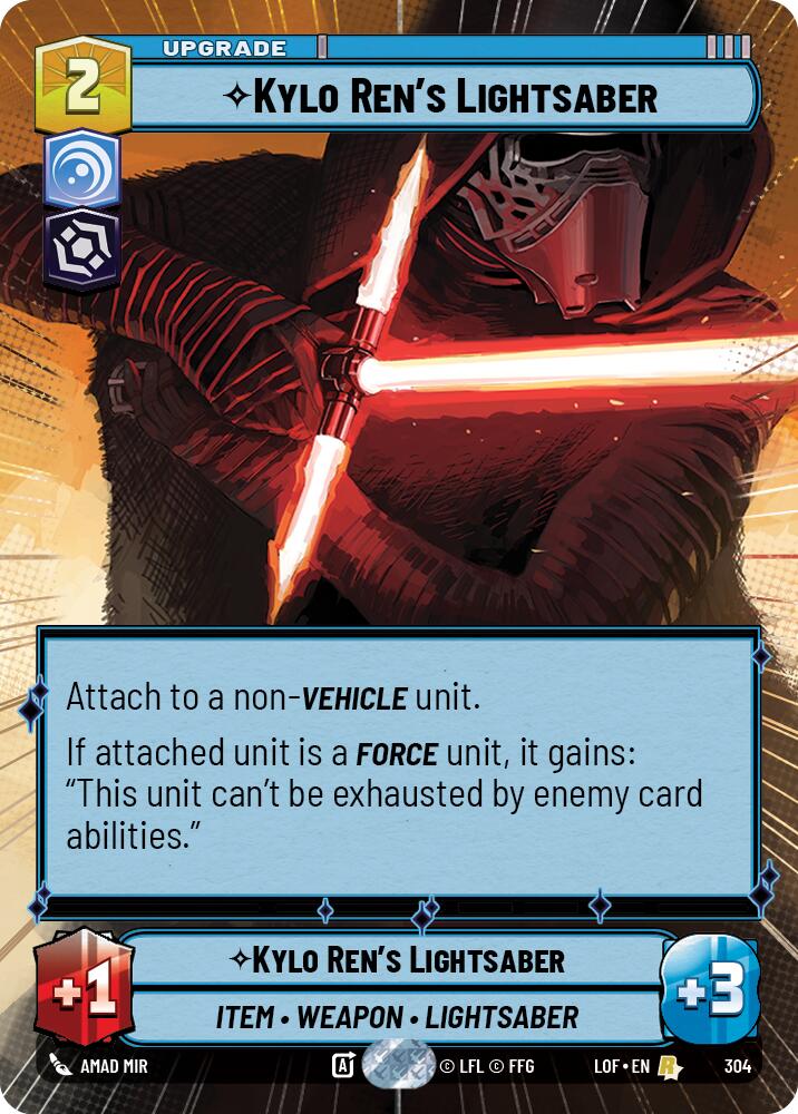 Kylo Ren's Lightsaber (304) (Hyperspace) (304) [Legends of the Force]