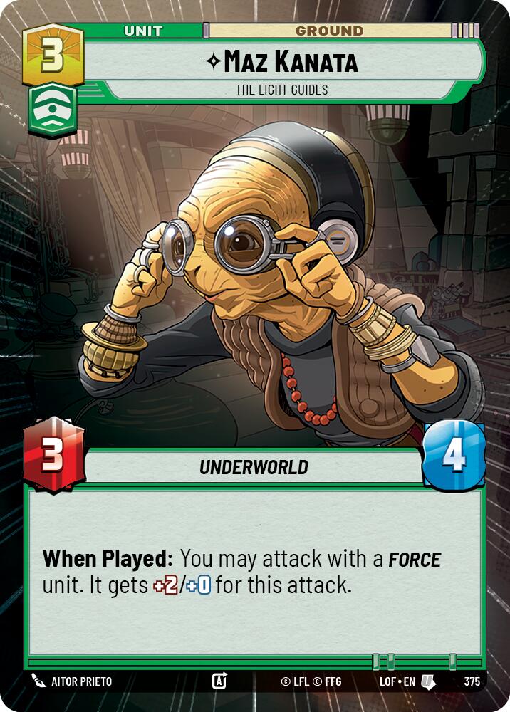 Maz Kanata - The Light Guides (375) (Hyperspace) (375) [Legends of the Force]