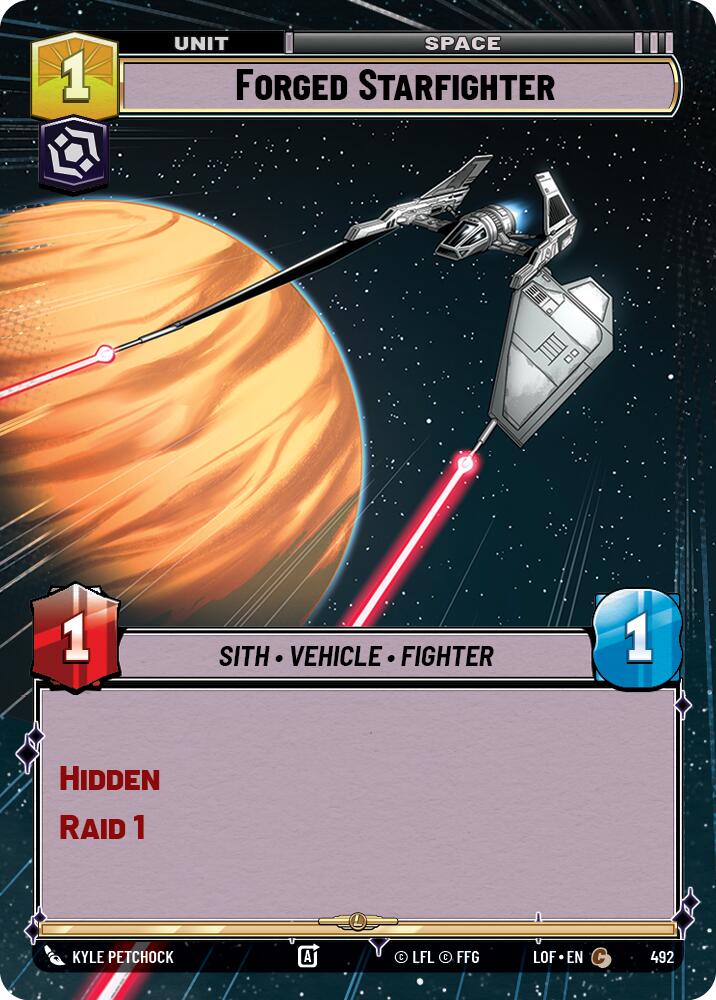 Forged Starfighter (492) (Hyperspace) (492) [Legends of the Force]