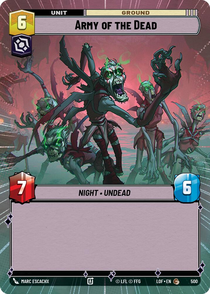 Army of the Dead (500) (Hyperspace) (500) [Legends of the Force]
