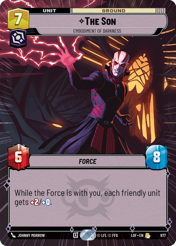 The Son - Embodiment of Darkness (977) (Hyperspace Foil) (977) [Legends of the Force]