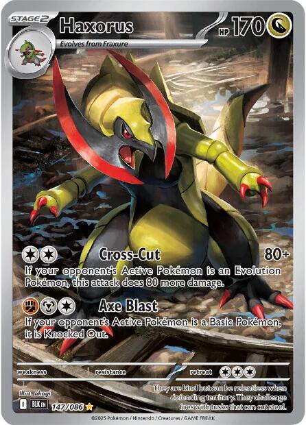 Haxorus (147/086) [Scarlet & Violet: Black Bolt]