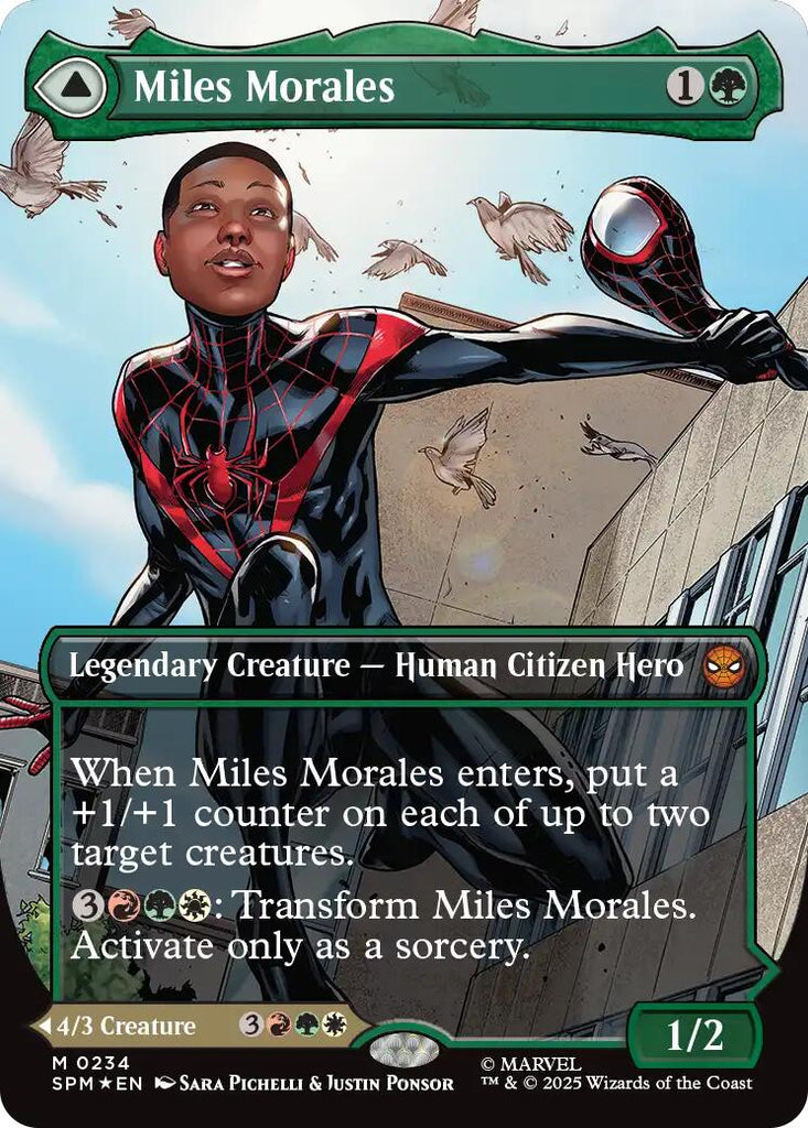 Miles Morales (0234) (Borderless) [Marvel's Spider-Man]