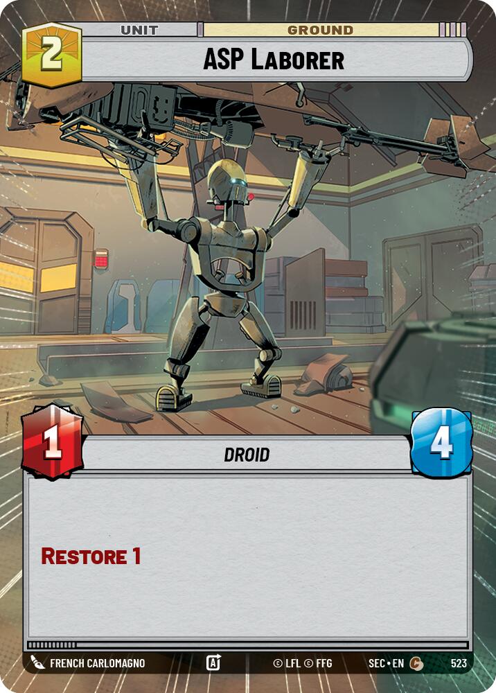 ASP Laborer (523) (Hyperspace) (523) [Secrets of Power]