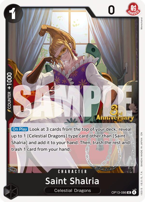 Saint Shalria [Carrying On His Will: 3rd Anniversary Tournament Cards]