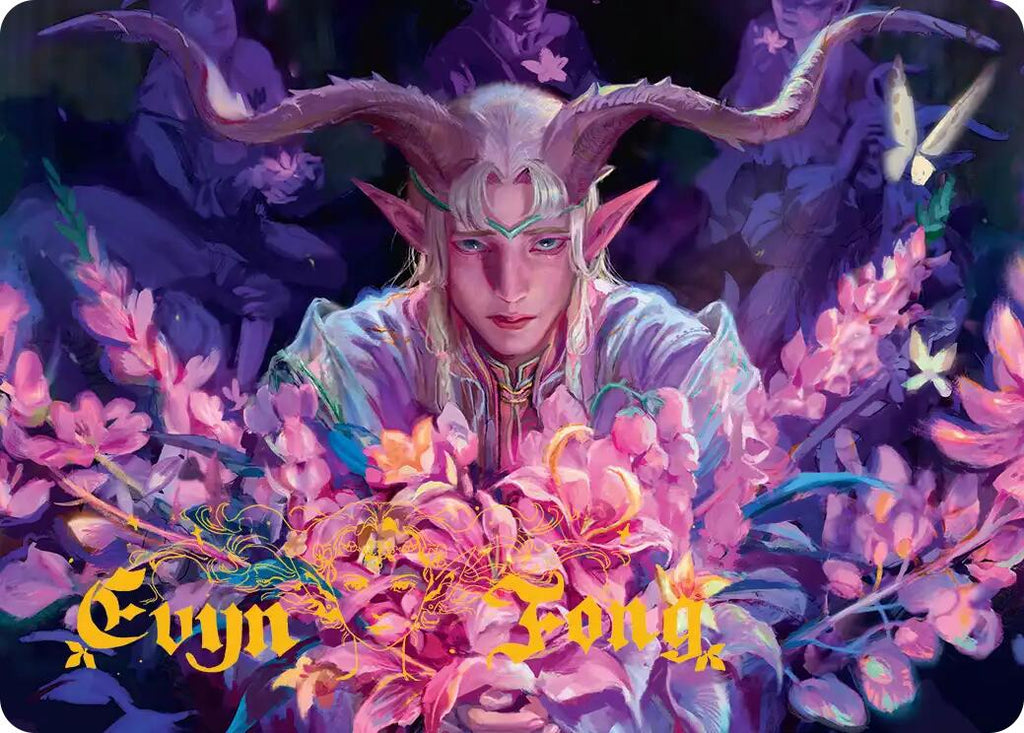 Dawnhand Eulogist Art Card (Gold-Stamped Signature) [Lorwyn Eclipsed Art Series]