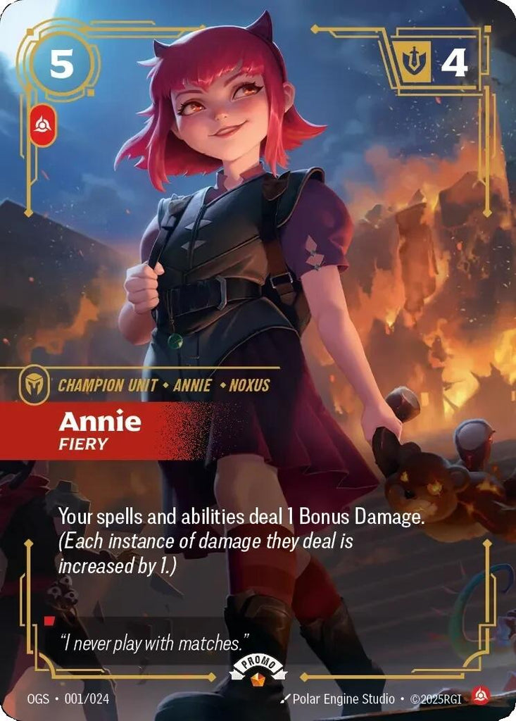 Annie, Fiery