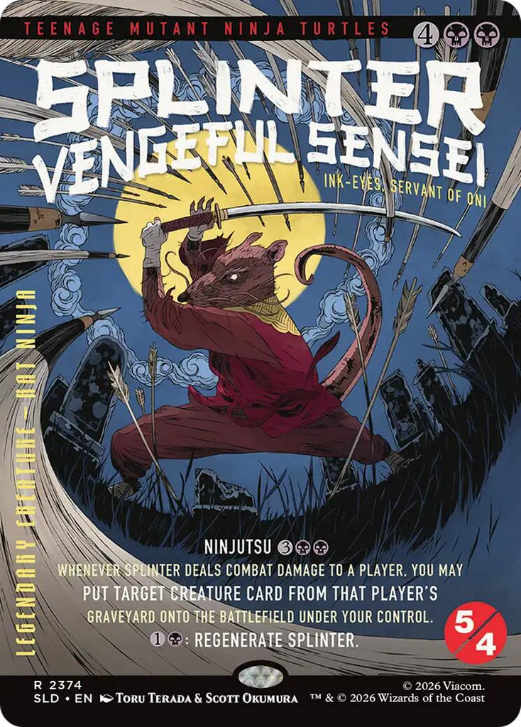 Splinter, Vengeful Sensei - Ink-Eyes, Servant of Oni [Secret Lair Drop Series]