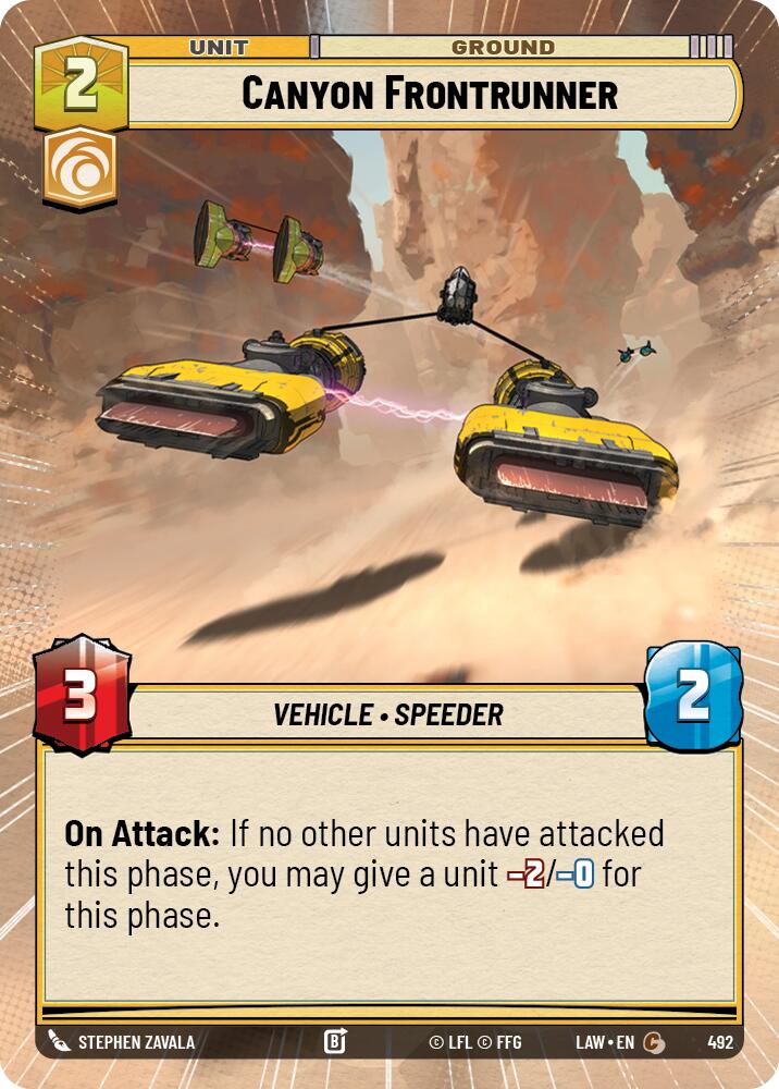 Canyon Frontrunner (492) (Hyperspace) (492) [A Lawless Time]