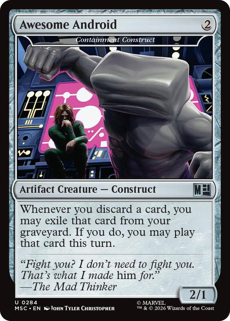 Awesome Android - Containment Construct (Surge Foil) [Marvel Super Heroes Commander]