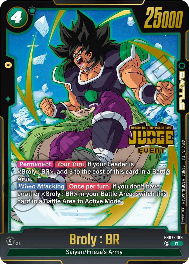 Broly : BR (Judge Pack 05 - Event Judge) [Fusion World Tournament Cards]