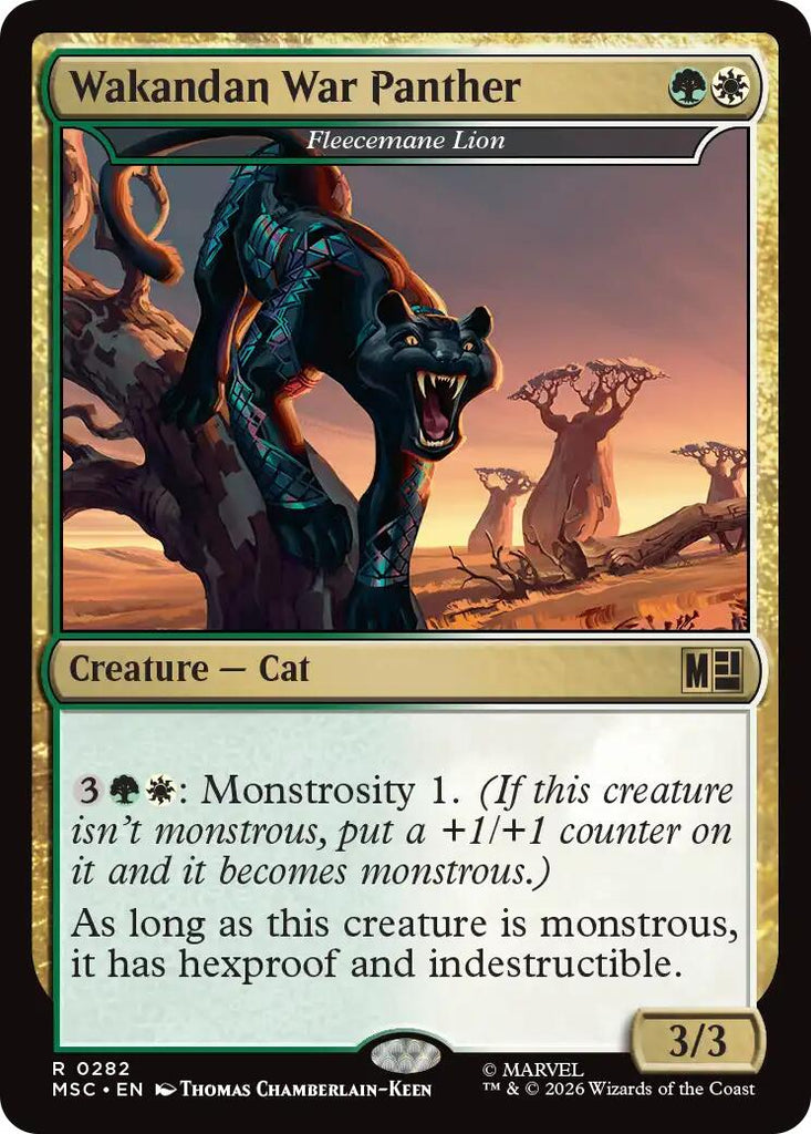 Wakandan War Panther - Fleecemane Lion [Marvel Super Heroes Commander]