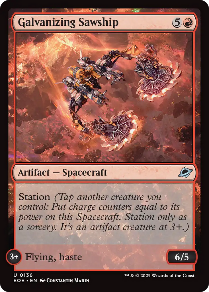 Galvanizing Sawship [Edge of Eternities]