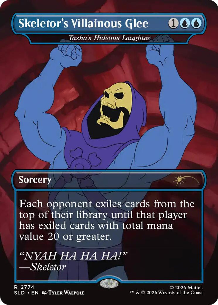 Skeletor's Villainous Glee - Tasha's Hideous Laughter [Secret Lair Drop Series]