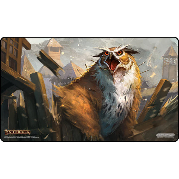 Giant Owlbear Attack playmat