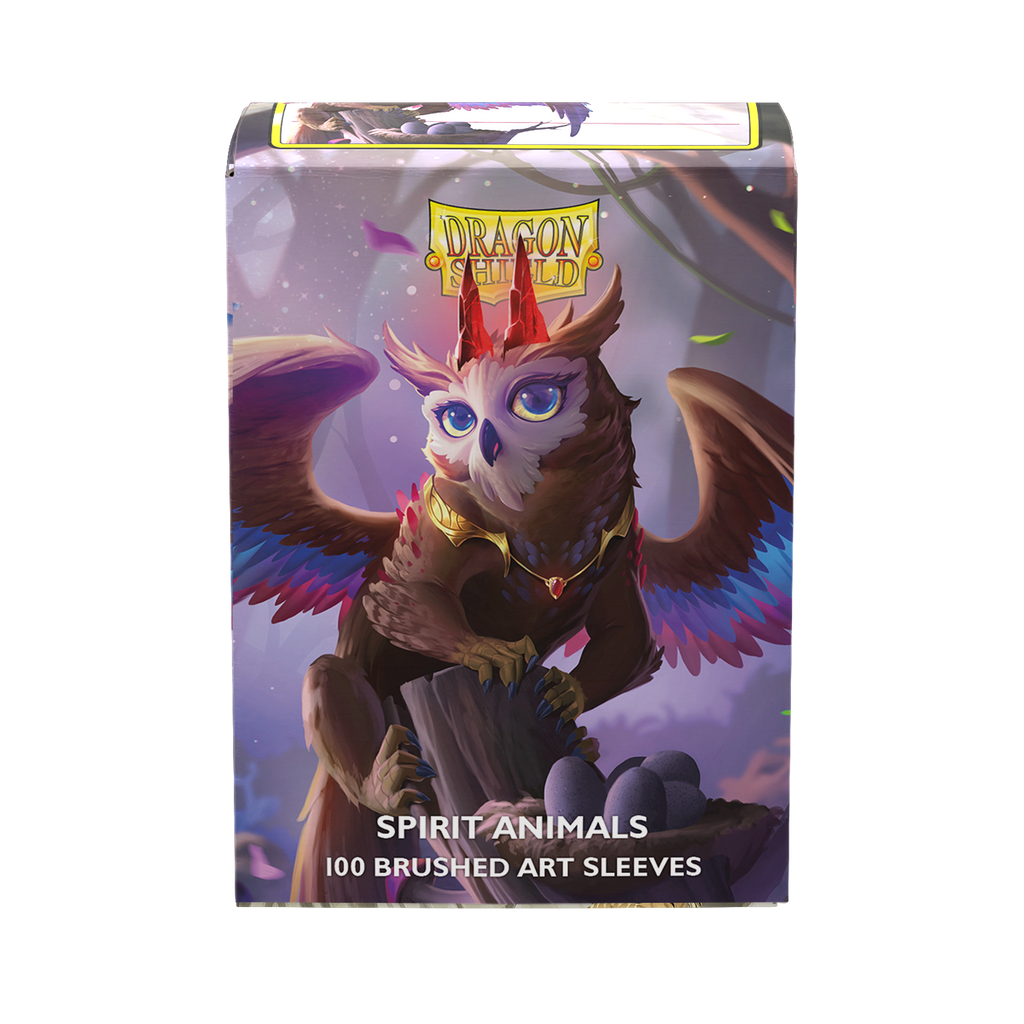 Dragon Shield: Standard 100ct Brushed Art Sleeves - The Dragowlis