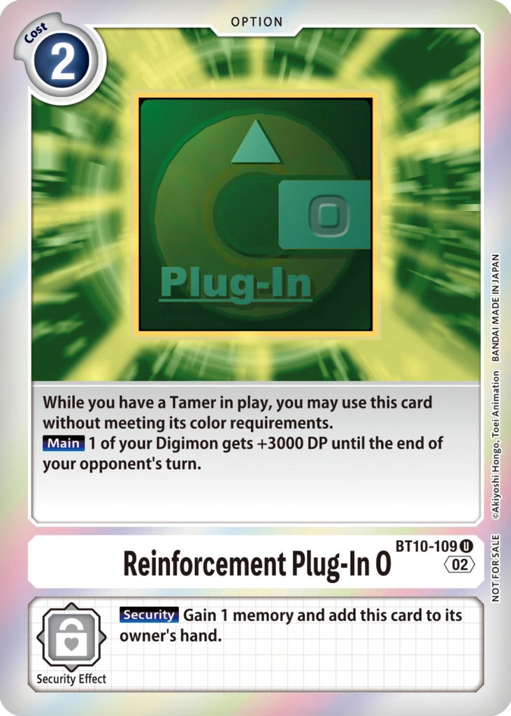 Reinforcement Plug-In 0 [BT10-109] (Event Pack 4) [Xros Encounter Promos]